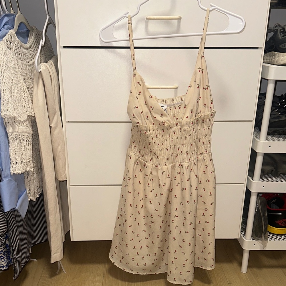 Princess Polly Beige Floral Mini Dress